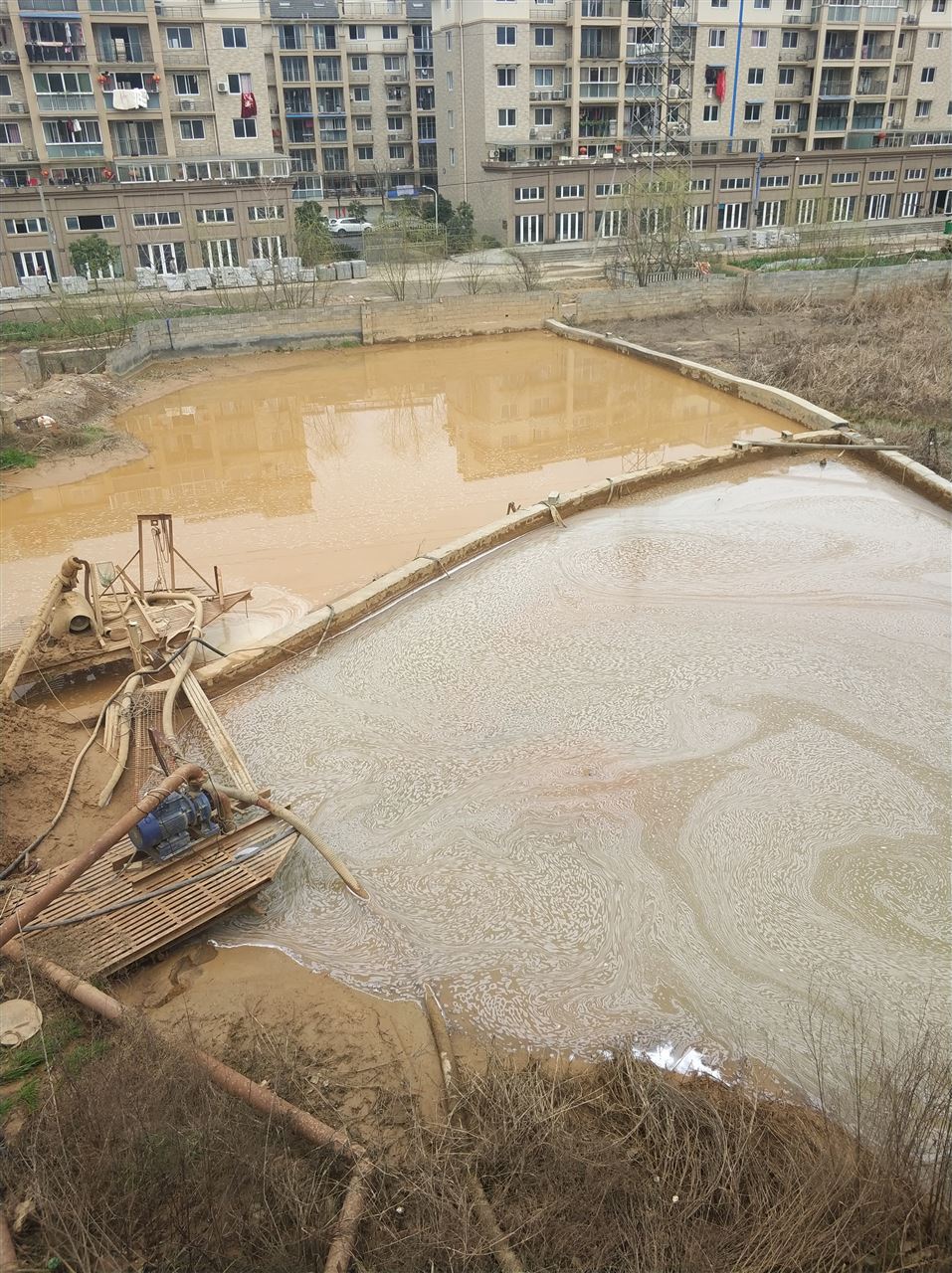 卢市镇沉淀池淤泥清理-厂区废水池淤泥清淤